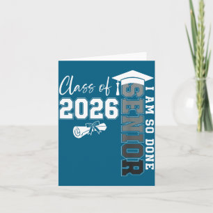 Carte Décoration de fin d'études de classe supérieure Co