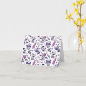 Carte Décoration de motif d'Halloween (Fleur jaune)