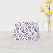 Carte Décoration de motif Halloween (Fleur jaune)