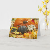 Carte Décoration d'octobre (Fleur jaune)