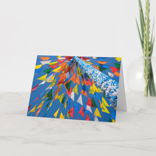 Carte Décoration du drapeau triangulaire (Devant)