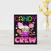 Carte Décorations de l'équipe de bonbons Candy Land Swee (Fleur jaune)
