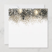 Carte décorations de Noël en points (Dos)