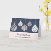 Carte Décorations Frère et famille Joyeux Noël (Fleur jaune)