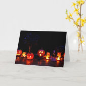 Carte Décorations Halloween sûres (Fleur jaune)