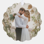 Carte Décorative 1er Noël M. et Mme Elegant Photo (Verso)