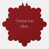 Carte Décorative 1st Christmas Red (Verso)