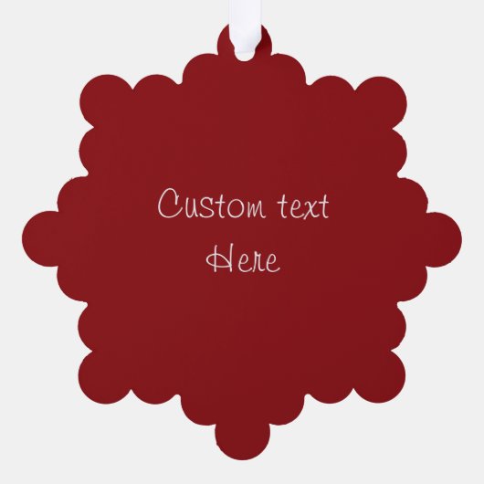 Carte Décorative 1st Christmas Red (Verso)