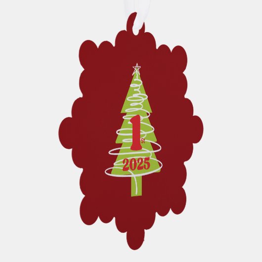 Carte Décorative 1st Christmas Red (Droite)