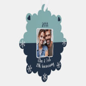 Carte Décorative 25e anniversaire du Mariage d'argent (Droite)