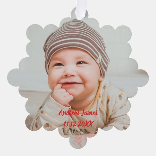 Carte Décorative A Winter Wonderland: Your Baby's First Christmas (Recto)