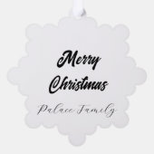 Carte Décorative Abri d'hiver Poinsettias (Verso)