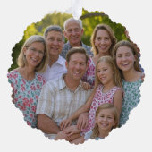 Carte Décorative Ajouter une Personnaliser photo de réunion de fami (Verso)