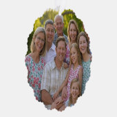 Carte Décorative Ajouter une Personnaliser photo de réunion de fami (Droite)