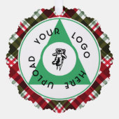 Carte Décorative Ajouter votre logo Noël (Recto)
