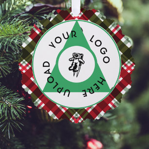 Carte Décorative Ajouter votre logo Noël