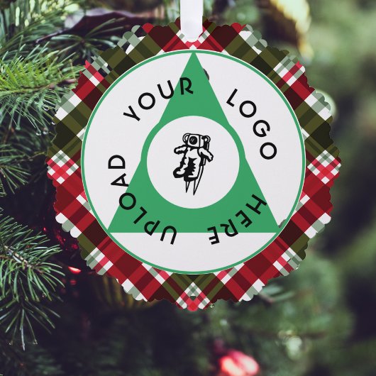 Carte Décorative Ajouter votre logo Noël