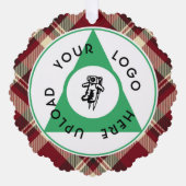 Carte Décorative Ajouter Votre Logo Vacances Plaid (Recto)