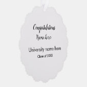 Carte Décorative ajouter votre texte simple diplôme ajouter le nom  (Droite)