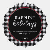 Carte Décorative Ajoutez Votre Logo Vacances Uniques (Verso)