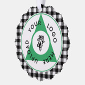 Carte Décorative Ajoutez Votre Logo Vacances Uniques (Gauche)