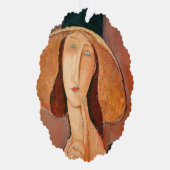 Carte Décorative Amedeo Modigliani - Jeanne Hebuterne en grand Casq (Droite)