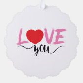 Carte Décorative Amour (Verso)