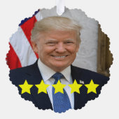 Carte Décorative Approbation du président Donald Trump (Verso)