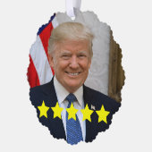 Carte Décorative Approbation du président Donald Trump (Gauche)