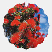 Carte Décorative Arbre de Noël néo-zélandais (Verso)