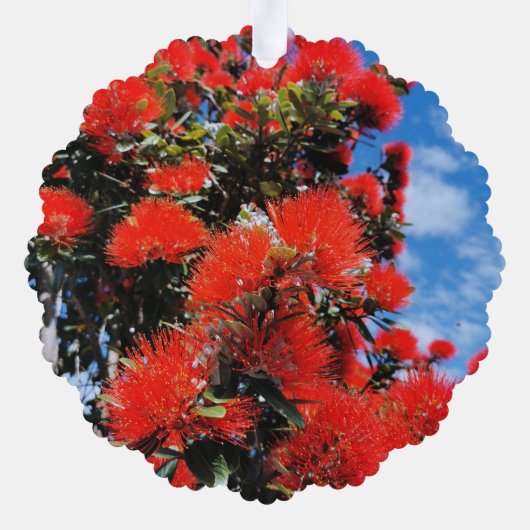 Carte Décorative Arbre de Noël néo-zélandais (Verso)