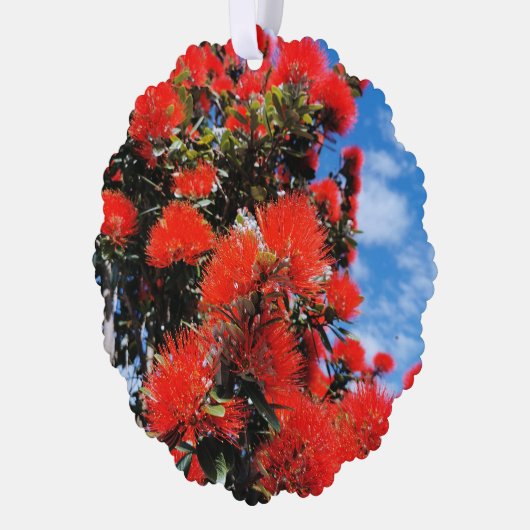 Carte Décorative Arbre de Noël néo-zélandais (Gauche)