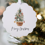 Carte Décorative Arbre de Noël Vintage | Joyeux Noël<br><div class="desc">Profitez du charme intemporel de la saison des Fêtes avec notre design Vintage Aquarelle Arbre de Noël. Cette pièce exquise capte l'esprit de yuletide avec une touche de nostalgie, en faisant l'ajout parfait à votre décor de vacances et un merveilleux cadeau pour vos proches. Célébrez la magie de Noël avec...</div>