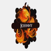 Carte Décorative Art Abstrait Fireball (Droite)