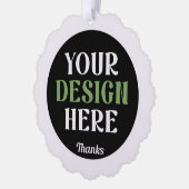 Carte Décorative baiser personnalisé, unique, élégant et minimalist (Gauche)