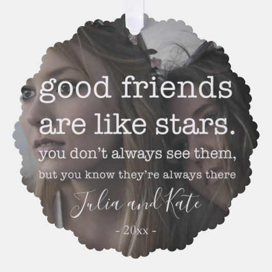 Carte Décorative Balise cadeau de Noël de l'ami (Recto)