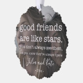 Carte Décorative Balise cadeau de Noël de l'ami (Gauche)