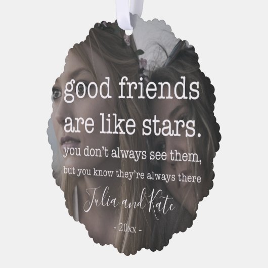 Carte Décorative Balise cadeau de Noël de l'ami (Gauche)