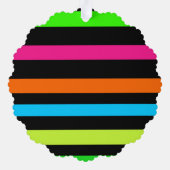 Carte Décorative Bandes de néon (Verso)