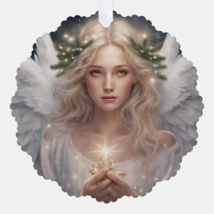 Carte Décorative Bel ange de Noël