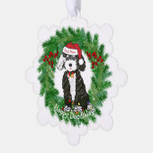 Carte Décorative Bernedoodle Bernedoodle personnalisé (Gauche)