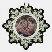 Carte Décorative Black Snowberry+Greenery Christmas Paper (Recto)