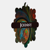 Carte Décorative Bleu de renaissance Art Abstrait (Droite)