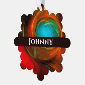 Carte Décorative Blue Eye Moderne Abstrait Art Cool Motif #16 (Gauche)