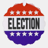 Carte Décorative Bouton Élection (Verso)