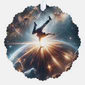 Carte Décorative Breakdancer en action, Ai, Action dans la Galaxie (Verso)