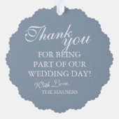 Carte Décorative Bridesmaid Thank You Keepsake Wedding (Verso)