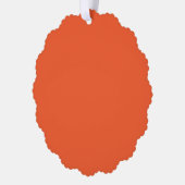 Carte Décorative Bright Orange Minimalist Solid Background (Gauche)