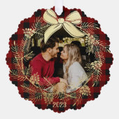 Carte Décorative Buffle de couronne d'or plaqué avec photo (Recto)