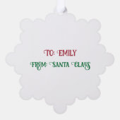 Carte Décorative Buon Natale Holiday (Verso)